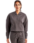 TriDri Women's Alice Half-Zip Hooded Sweatshirt TD077