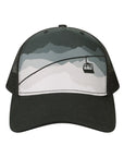 LOCALE Printed Five-Panel Trucker Cap 5PTKR