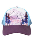 LOCALE Printed Five-Panel Trucker Cap 5PTKR