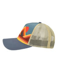 LOCALE Printed Five-Panel Trucker Cap 5PTKR