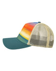 LOCALE Printed Five-Panel Trucker Cap 5PTKR