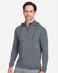Swannies Unisex Vandyke Quarter-Zip Hooded Pullover SWV600