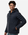Weatherproof Men's Lightweight Poly-filled Hooded Puffer Jacket 26715