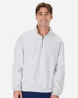 Hanes Unisex Beefy® Sweats Premium Heavyweight Quarter-Zip Sweatshirt OG900