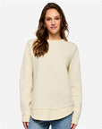 LAT Women's Weekend Fleece Crewneck Sweatshirt 3525
