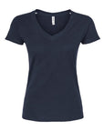 Tultex Women's Fine Jersey V-Neck T-Shirt 214