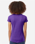 Tultex Women's Fine Jersey V-Neck T-Shirt 214