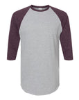 Tultex Unisex Fine Jersey Raglan T-Shirt 245