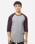 Tultex Unisex Fine Jersey Raglan T-Shirt 245