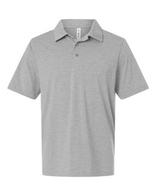 Team 365 Men's Relay Heathered Stripe Polo TT125