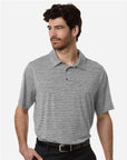Team 365 Men's Relay Heathered Stripe Polo TT125