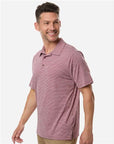Team 365 Men's Relay Heathered Stripe Polo TT125