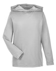 Team 365 Youth Zone Performance Hooded Long Sleeve T-Shirt TT41Y