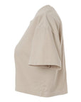 American Apparel Women's Heavyweight Cotton Garment-Dyed Boxy Cropped Tee 1302GD