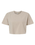 American Apparel Women's Heavyweight Cotton Garment-Dyed Boxy Cropped Tee 1302GD