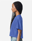 American Apparel Women's Heavyweight Cotton Garment-Dyed Boxy Cropped Tee 1302GD