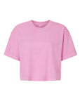 American Apparel Women's Heavyweight Cotton Garment-Dyed Boxy Cropped Tee 1302GD
