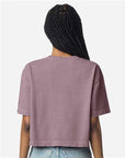 American Apparel Women's Heavyweight Cotton Garment-Dyed Boxy Cropped Tee 1302GD