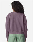 Comfort Colors Women's Garment-Dyed Mid-Length Crewneck Sweatshirt 1566L