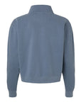 Comfort Colors Women's Garment-Dyed Mid-Length Quarter-Zip Sweatshirt 1580L