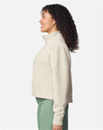 Comfort Colors Women's Garment-Dyed Mid-Length Quarter-Zip Sweatshirt 1580L