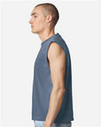 American Apparel Unisex Heavyweight Cotton Garment-Dyed Mid-Length Muscle Tee 207GD