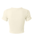 American Apparel Women's Baby Rib Cropped Tee BR210