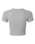 American Apparel Women's Baby Rib Cropped Tee BR210