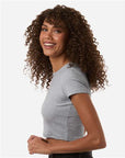 American Apparel Women's Baby Rib Cropped Tee BR210