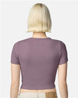 American Apparel Women's Baby Rib Cropped Tee BR210