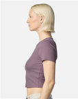 American Apparel Women's Baby Rib Cropped Tee BR210