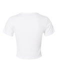 American Apparel Women's Baby Rib Cropped Tee BR210
