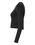 American Apparel Women's Baby Rib Long Sleeve Cropped Tee BR2107