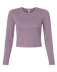 American Apparel Women's Baby Rib Long Sleeve Cropped Tee BR2107