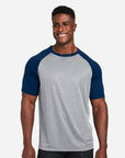 Team 365 Unisex Zone Colorblock Raglan T-Shirt TT62