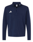 Adidas Men's 3-Stripes Quarter-Zip Pullover AT400