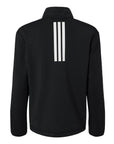 Adidas Women's 3-Stripes Quarter-Zip Pullover AT401
