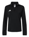 Adidas Women's 3-Stripes Quarter-Zip Pullover AT401