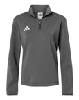 Adidas Women's 3-Stripes Quarter-Zip Pullover AT401