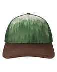LOCALE Printed Five-Panel Trucker Cap 5PTKR