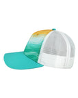 LOCALE Printed Five-Panel Trucker Cap 5PTKR