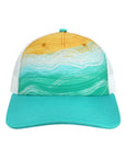 LOCALE Printed Five-Panel Trucker Cap 5PTKR