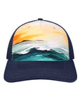 LOCALE Printed Five-Panel Trucker Cap 5PTKR