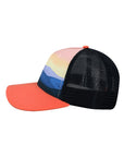 LOCALE Printed Five-Panel Trucker Cap 5PTKR