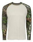 Paragon Men's Jackson Mossy Oak Colorblocked Long Sleeve T-Shirt 236