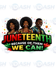 22x48 Inches Juneteenth Gang sheet