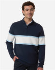 Swannies Men's Owen Quarter-Zip Colorblock Pullover SWOQ500