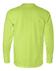 Bayside Unisex USA-Made Long Sleeve Pocket T-Shirt 8100