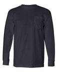 Bayside Unisex USA-Made Long Sleeve Pocket T-Shirt 8100
