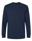 Gildan Unisex Ultra Cotton® Long Sleeve Pocket T-Shirt 2410